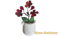 Thumb 4 003 Grauer Blumentopf Mit Roten Blueten